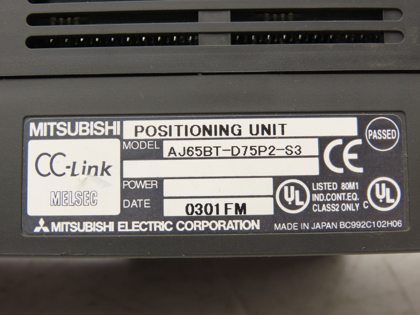 Mitsubishi AJ65BT-D75P2-S3 Melsec Positioning Unit  PLC Control Module