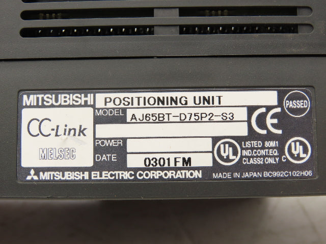 Mitsubishi AJ65BT-D75P2-S3 Melsec Positioning Unit  PLC Control Module