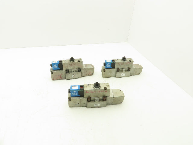 Automatic S31C-DB-6 Pneumatic Directional Solenoid Valve 24VDC Lot of 3