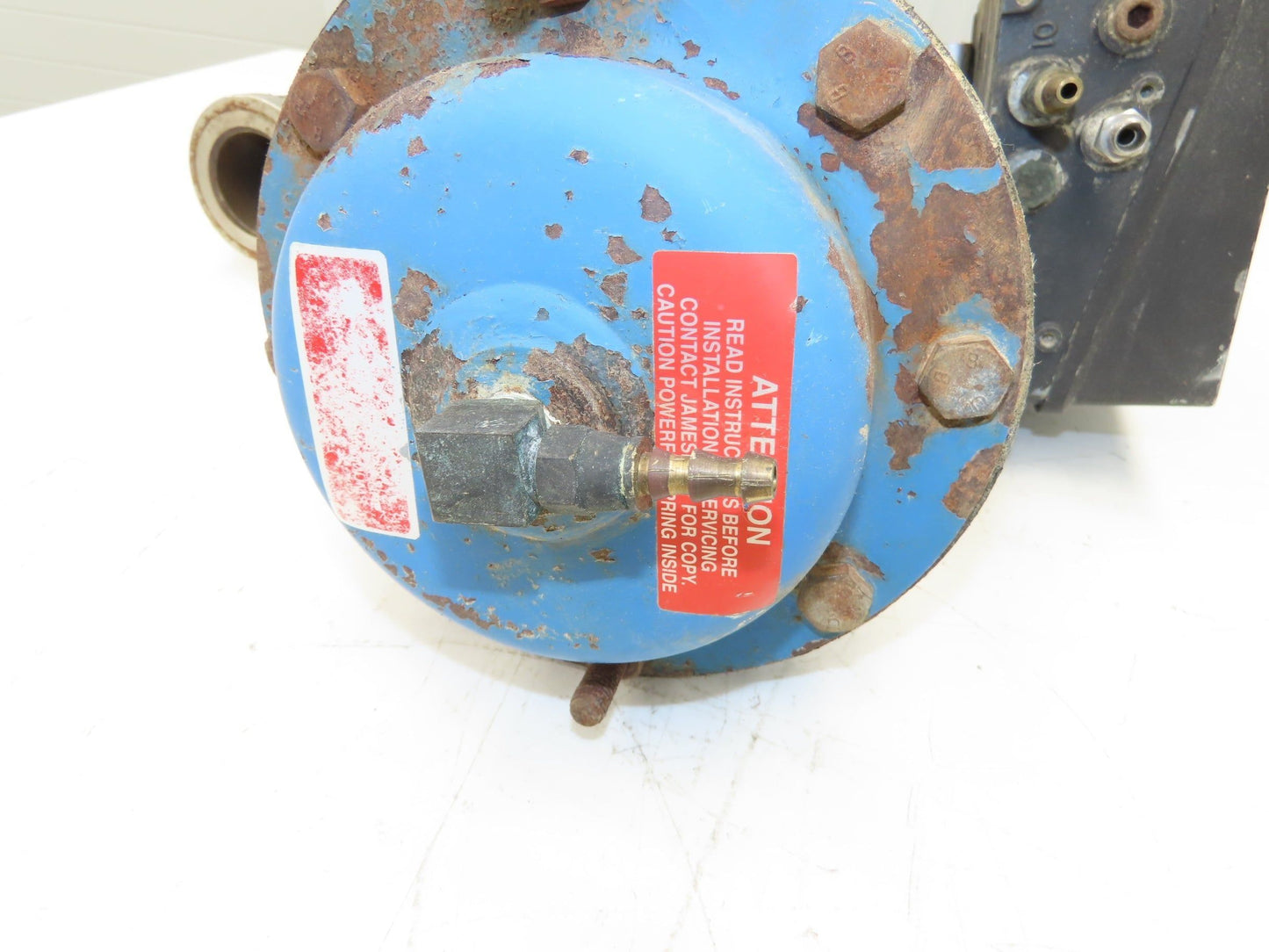 Jamesbury Quadra-Powr II QP1C/M 1.5" Flanged SS Ball Valve Actuator & Positioner
