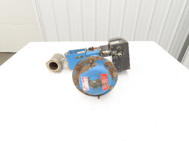 Jamesbury Quadra-Powr II QP1C/M 1.5" Flanged SS Ball Valve Actuator & Positioner