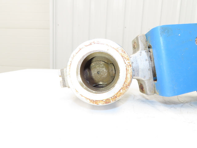 Jamesbury Quadra-Powr II QP1C/M 1.5" Flanged SS Ball Valve Actuator & Positioner