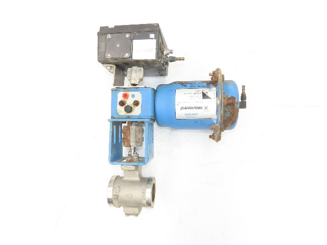 Jamesbury Quadra-Powr II QP1C/M 1.5" Flanged SS Ball Valve Actuator & Positioner