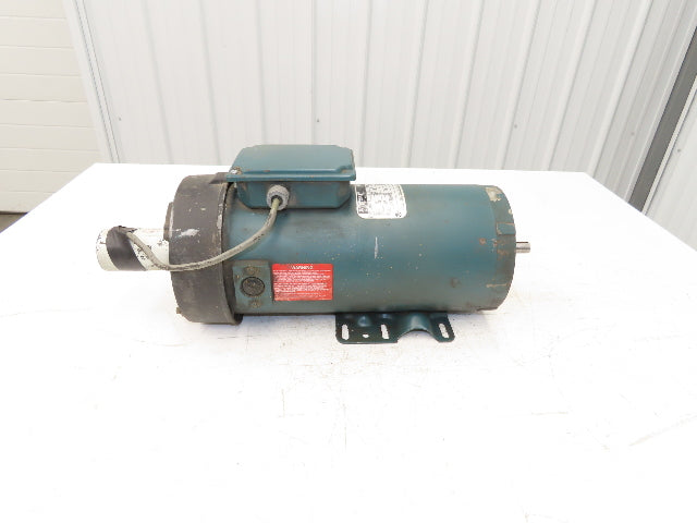 Reliance Electric 90V DC Motor 1Hp 1750rpm 90VDC 56C TEFC