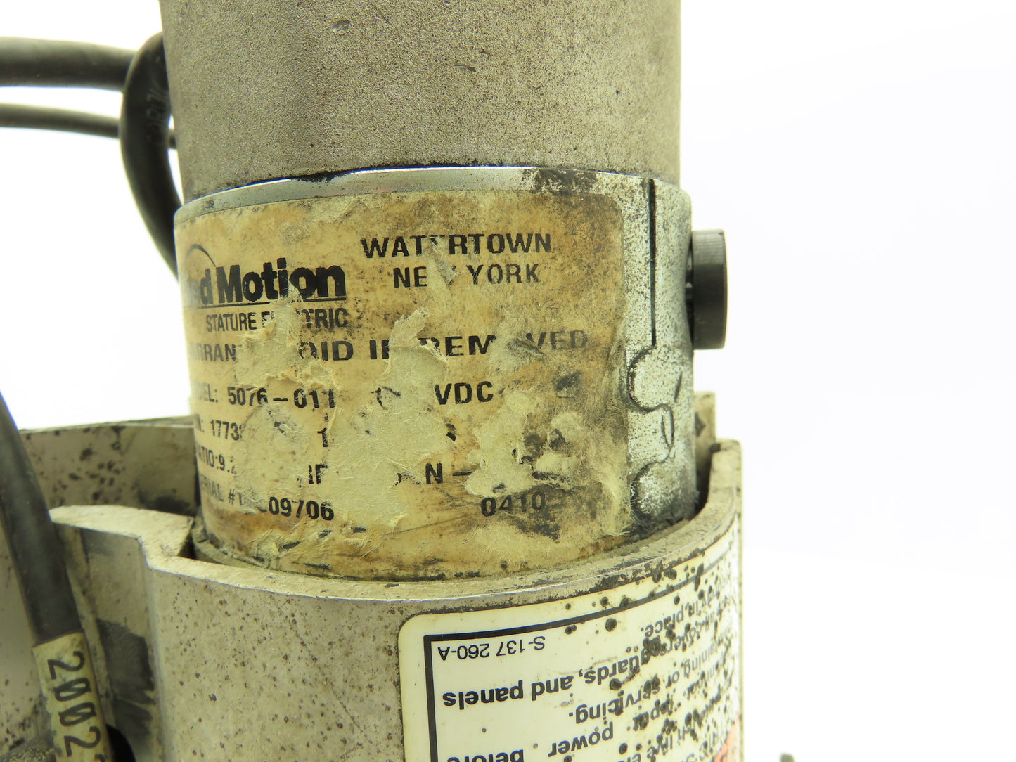 Miller/Stature 5076-011 Welder Wire Motor Feeder 115VDC