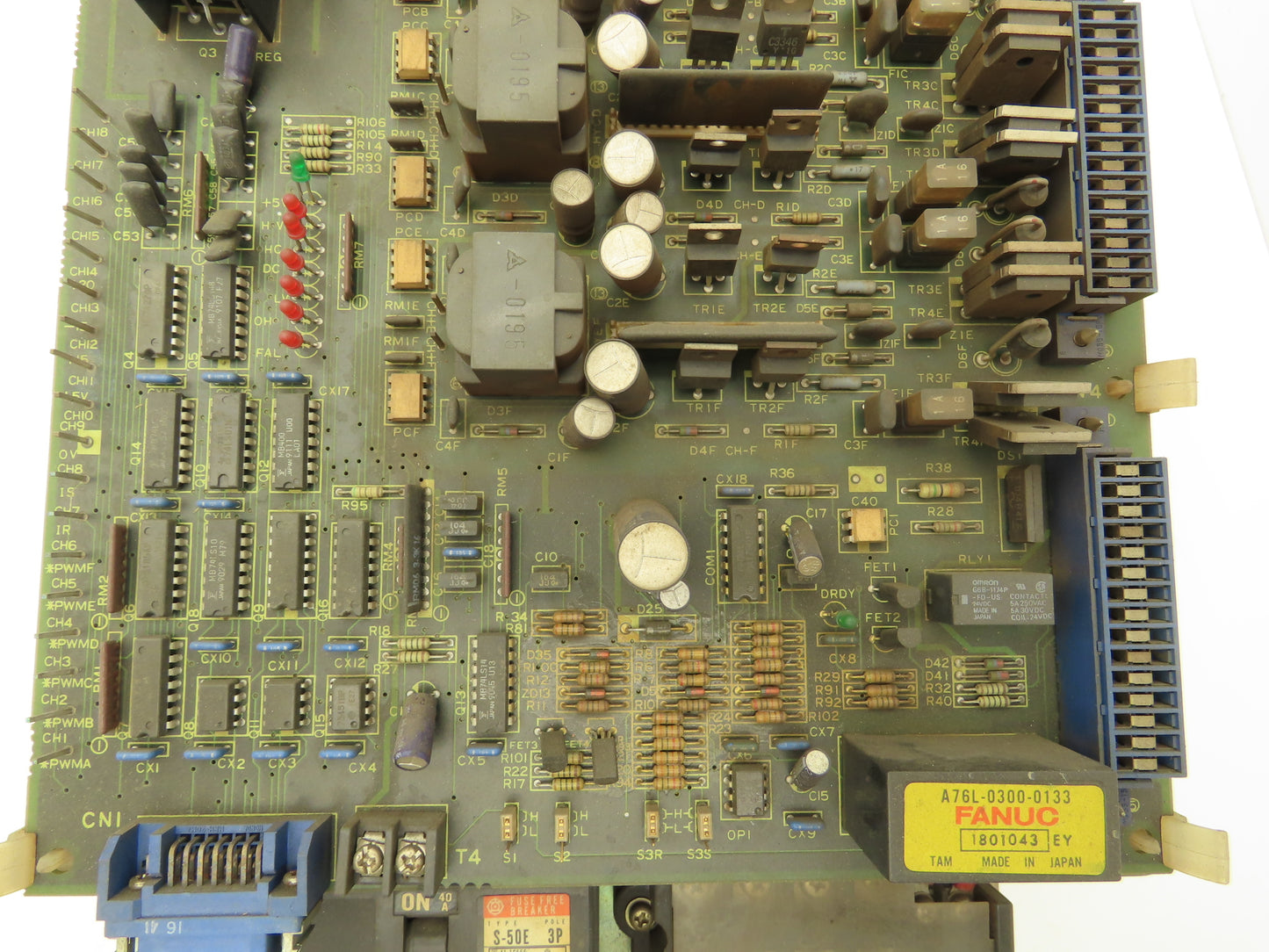 Fanuc A06B-6058-H007 Servo Amplifier Drive A16B-1100-0280/08A