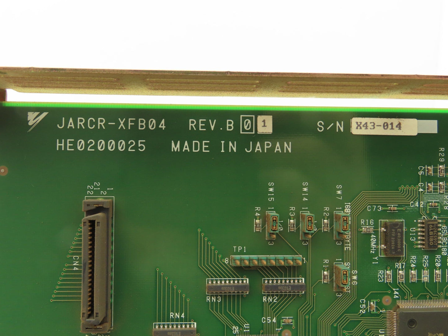 Yaskawa JARCR-XFB04 Motoman Control Board USB Ports Rev B01