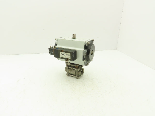 Unitorq M-74 K4/4 DLS Pneumatic Actuator with 1"NPT Sharpe Ball Valve 1000psi
