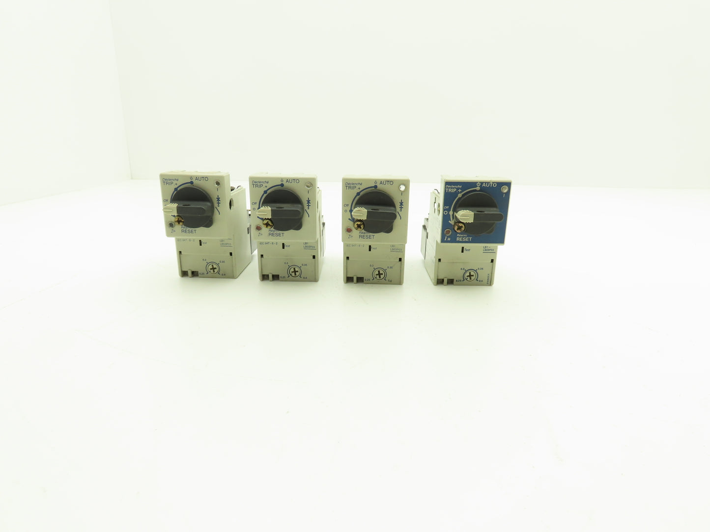 Telemecanique LB1 LB03P03 Thermal Overload Relay 0.25-0.4A 660VAC 3Ph Lot of 4