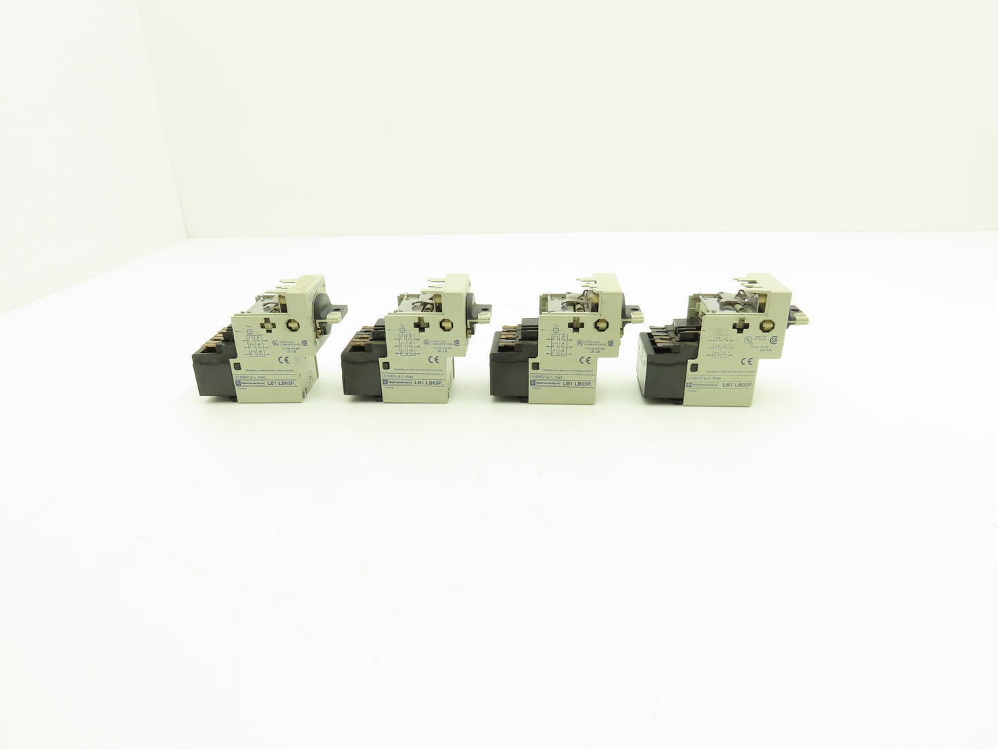 Telemecanique LB1 LB03P03 Thermal Overload Relay 0.25-0.4A 660VAC 3Ph Lot of 4