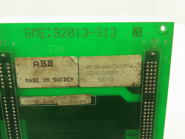ABB 3HAA3563-ARA Backplane GME Systems AB Lot of 2