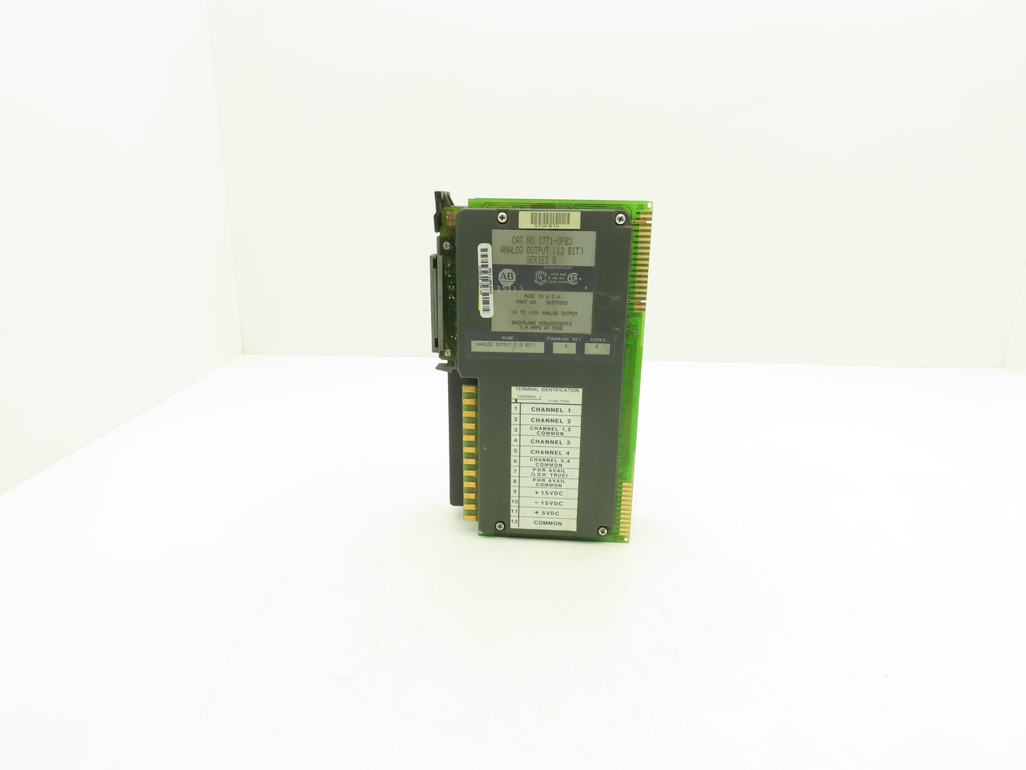 Allen Bradley 1771-OF03 Analog Output 12-Bit Series B