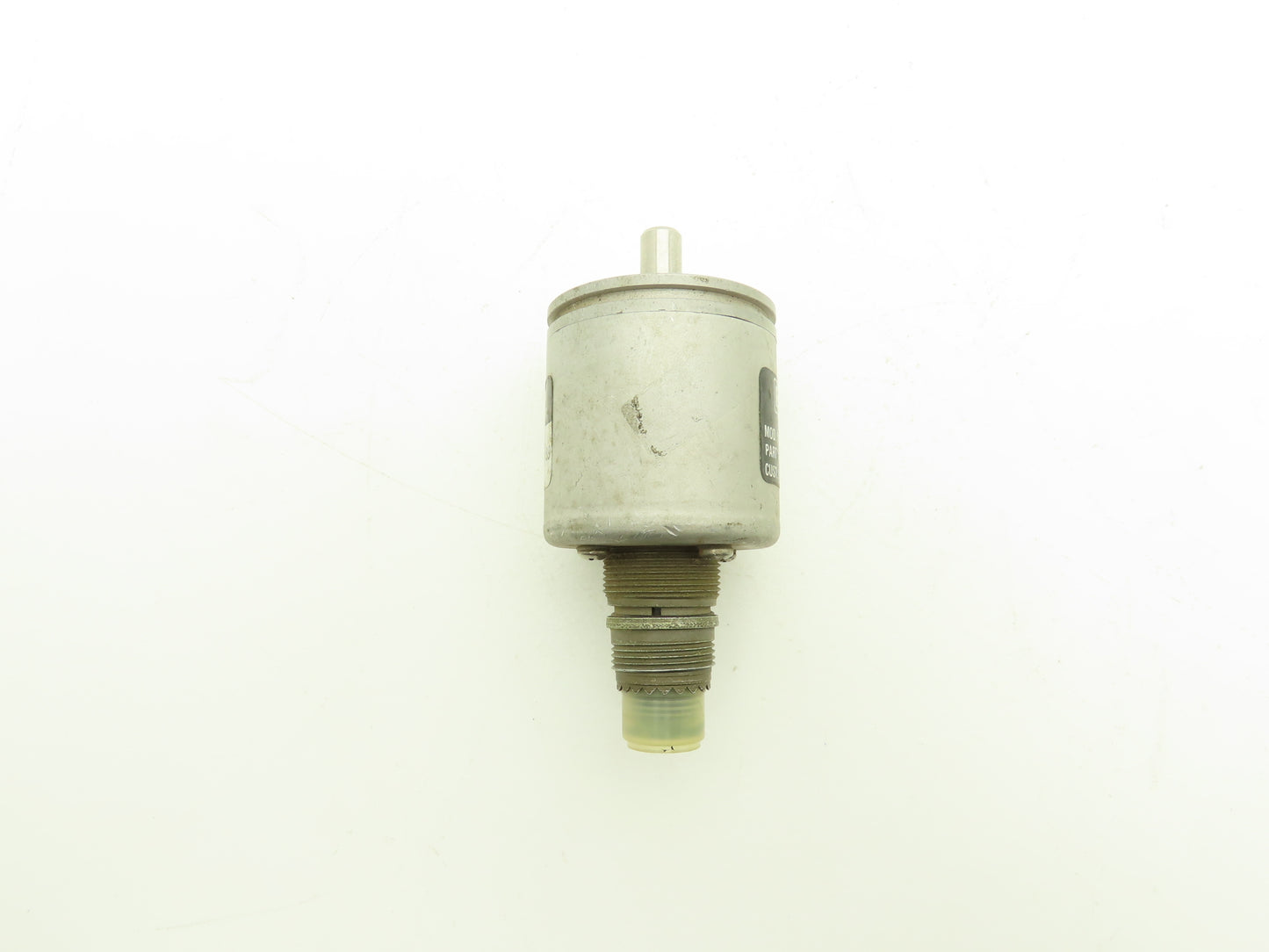 BEI H20EB-37-F12-SS-600-A-3904R-EM16-5V Rotary Encoder 3/8" Shaft 7-Pin 600 Inc
