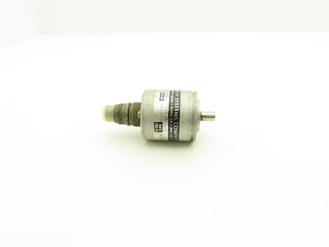 BEI H20EB-37-F12-SS-600-A-3904R-EM16-5V Rotary Encoder 3/8" Shaft 7-Pin 600 Inc