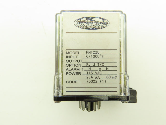 Wilkerson MM1220 Mighty Module Thermocouple Input Dual Alarm 115VAC 0/1000°F