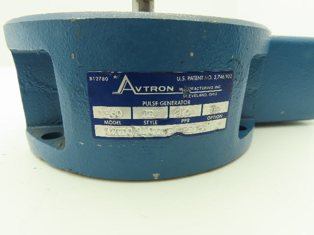 Avtron M560 Style 1R Pulse Generator Tachometer Rotary Encoder 12VDC 240 PPR 56C