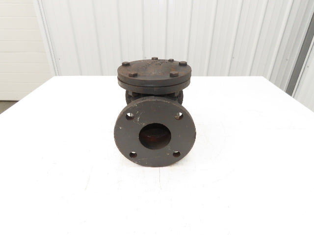 Fairbanks 3 125-S 200-WOG Swing Check Valve Cast Iron 3" Flanged