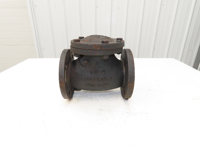 Fairbanks 3 125-S 200-WOG Swing Check Valve Cast Iron 3" Flanged