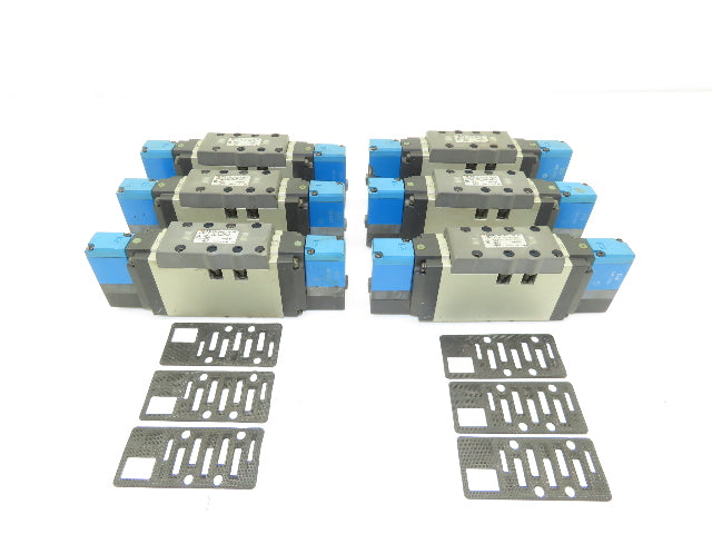 SMC VSS8-6-FG-D-3EZ-V1 Pneumatic Air Solenoid Valve Lot of 6