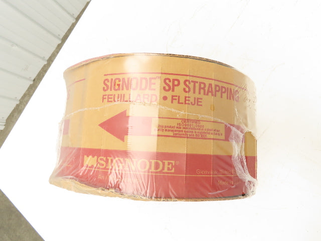 Signode 2X1617 Contrax SP 723 Plastic Banding 7/16" Polypropylene 500# 7500'