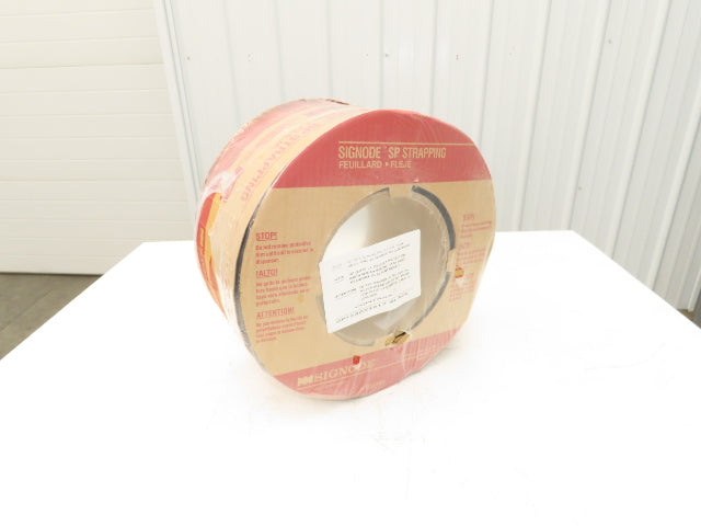 Signode 2X1617 Contrax SP 723 Plastic Banding 7/16" Polypropylene 500# 7500'