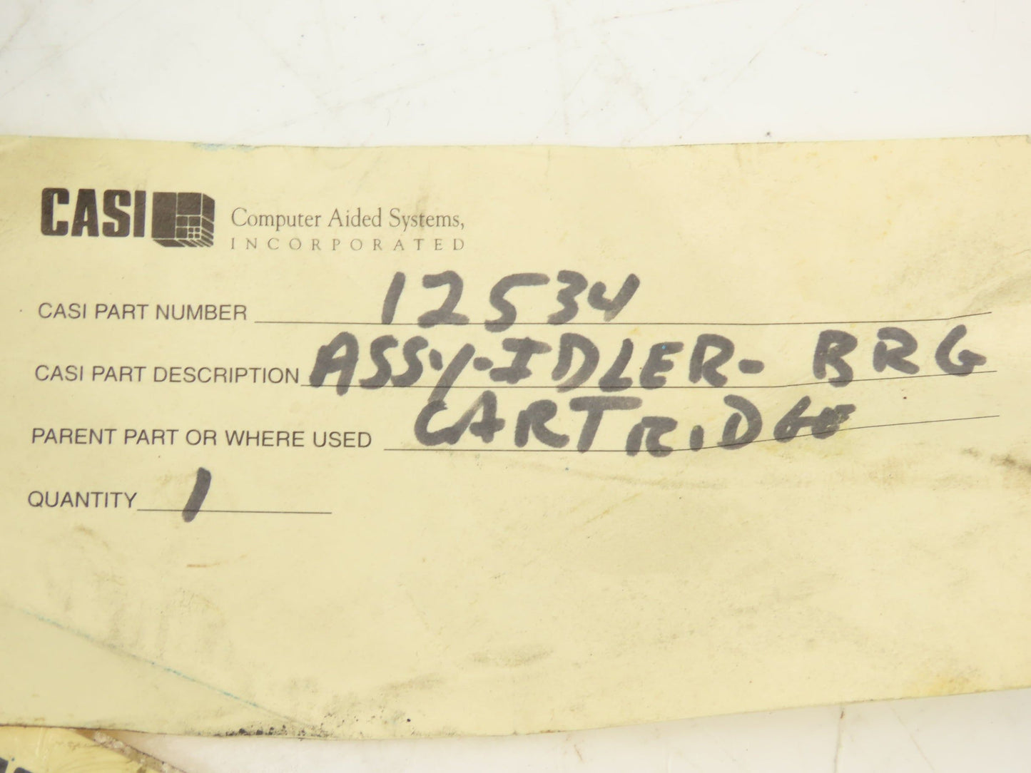 Casi 12534 E Flanged Idler Bearing Cartridge RSS 2.5" Shaft Dia Steel Housing