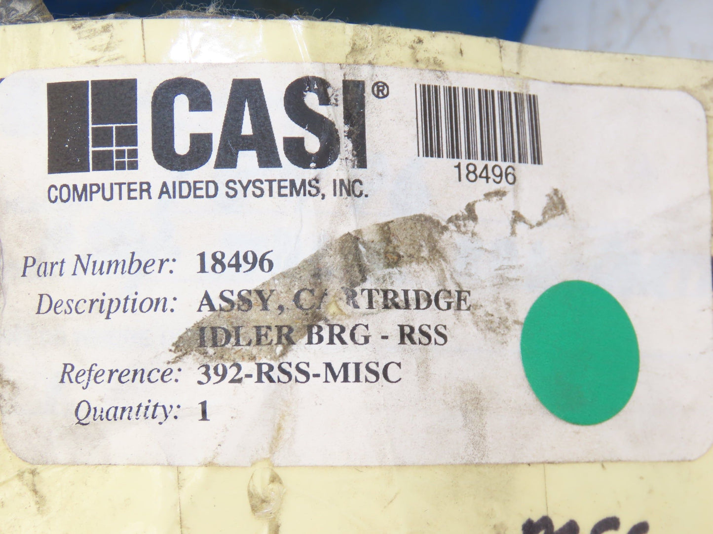 Casi 18496 Flanged Idler Bearing Cartridge RSS 2.5" Shaft Dia Steel Housing