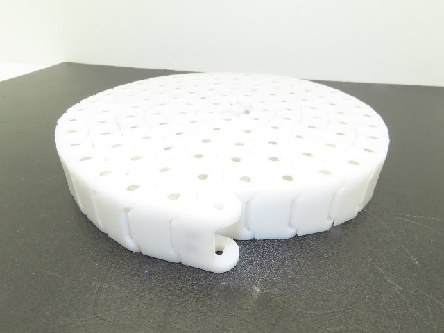 Tsubaki RSP 60P Flat Top Plastic Conveyor Chain White Poly 3/4"Pitch 1.18"W 7'L