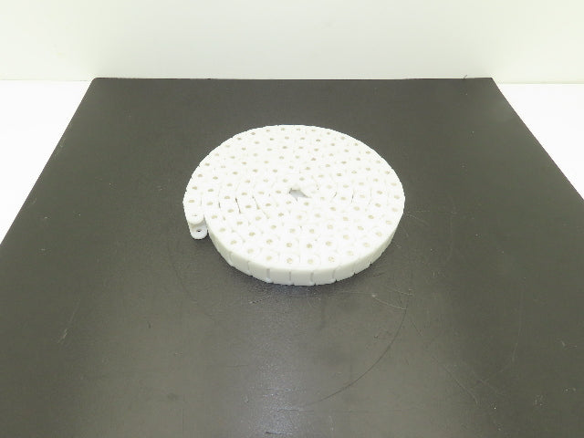 Tsubaki RSP 60P Flat Top Plastic Conveyor Chain White Poly 3/4"Pitch 1.18"W 7'L