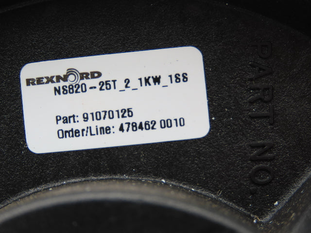 Rexnord NS820-25T-2-1KW-1SS Double Sprocket for TableTop Conveyor Chain 2" Bore