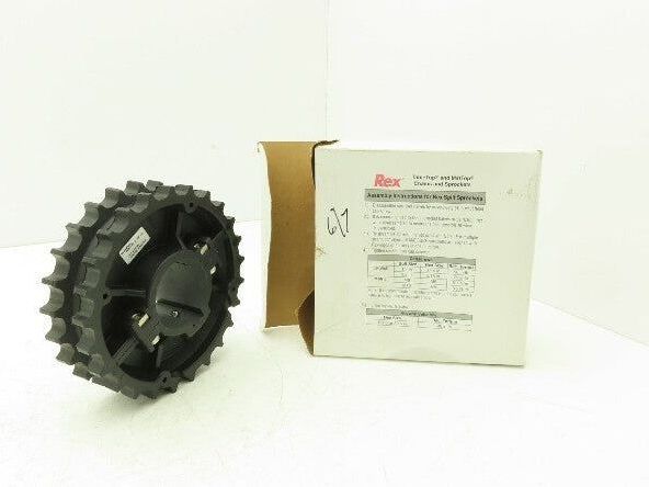 Rexnord NS820-25T-2-1KW-1SS Double Sprocket for TableTop Conveyor Chain 2" Bore