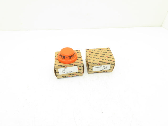 Rexnord K2166 Link-Belt Closed Bearing End Cap Cover Lot of 2