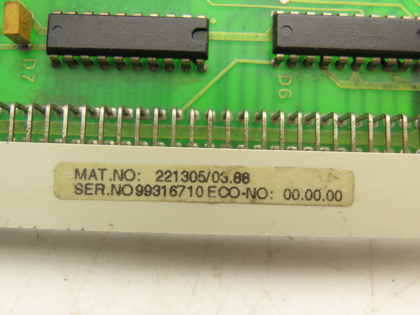 Siemens 221305/03.88 Rofin-Sinar Laser Control Card