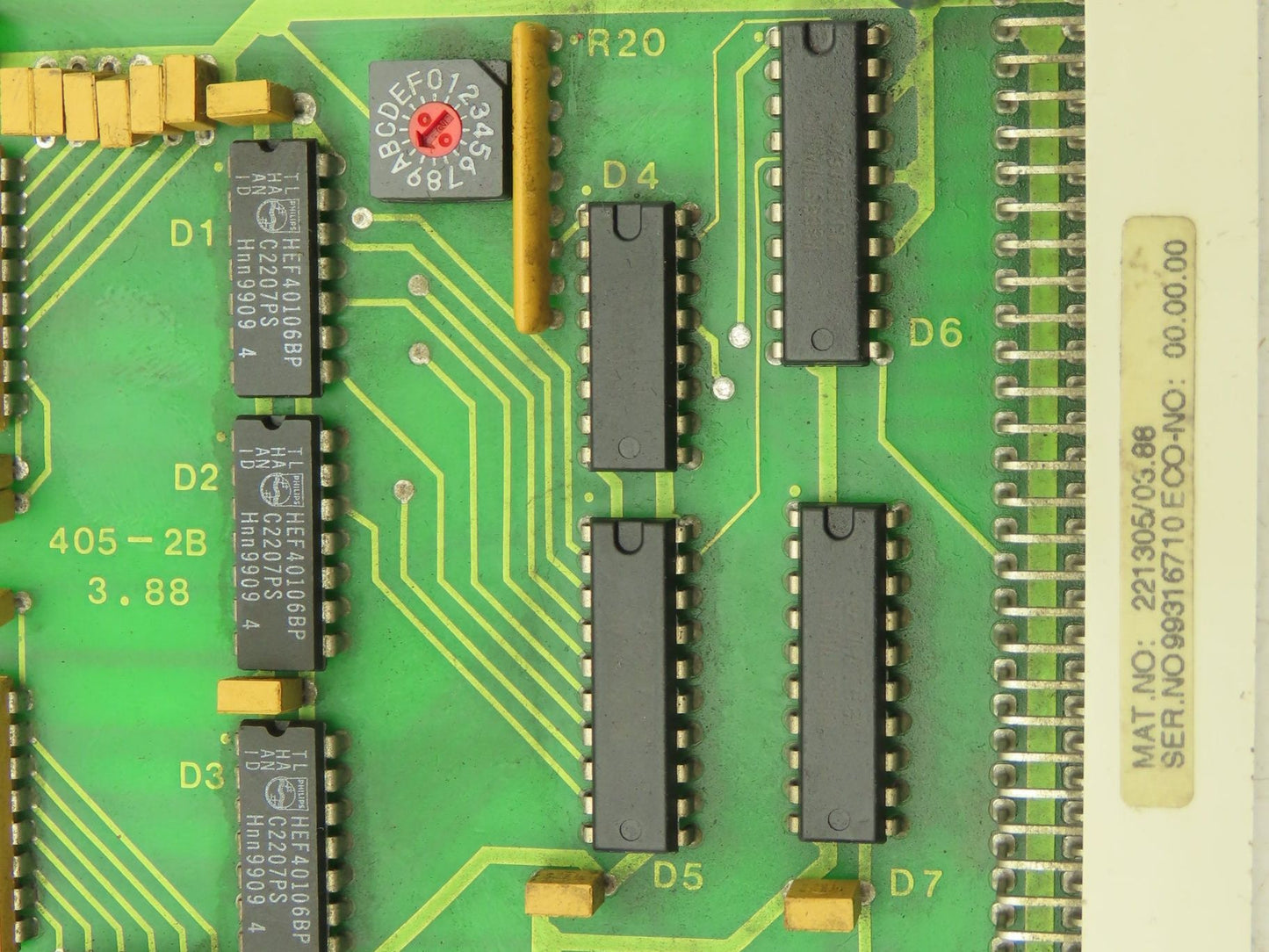 Siemens 221305/03.88 Rofin-Sinar Laser Control Card