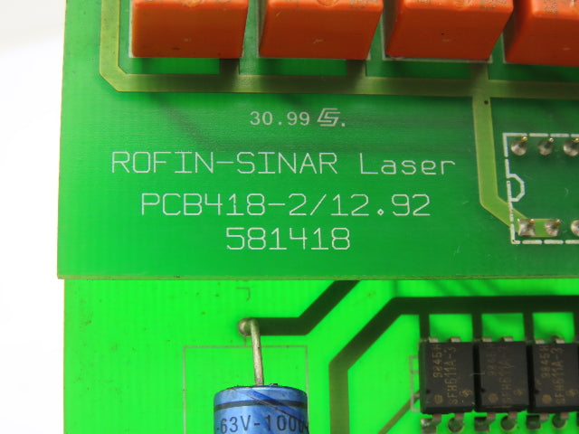 Siemens PCB417-2B/12.92 Rofin-Sinar Control Card 221317/12.92