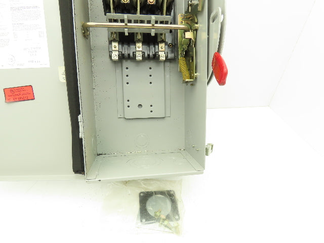 Westinghouse RHUN361 Safety Disconnect Switch 30A 600VAC 30HP
