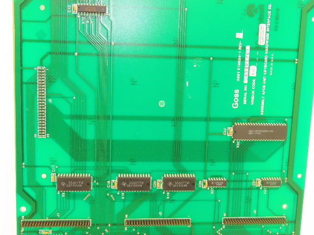 Goss E19534-1 APCS Keyboard Hardware Interface Assembly