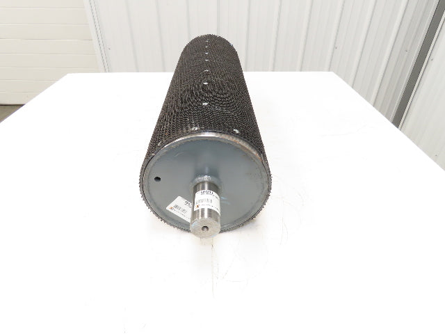 Intelligrated 28" Conveyor Grip Top Drive Pulley 8" Dia 26.75"W 1-11/16" Shaft
