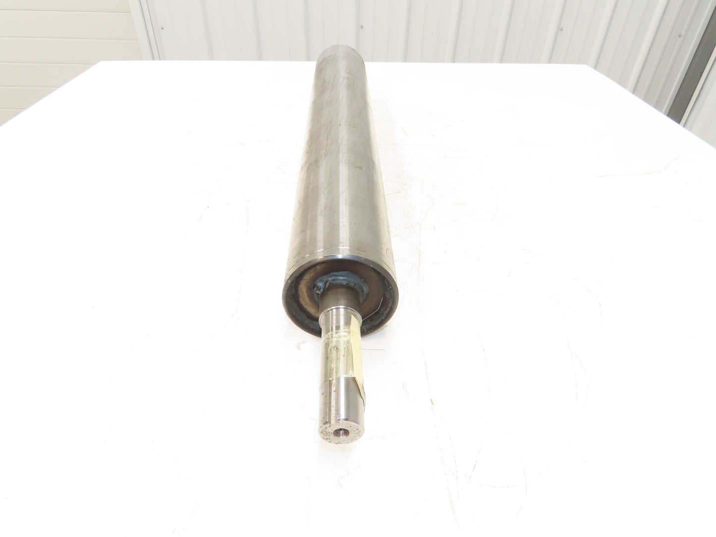 Intelligrated 0353700 Conveyor Crowned Tail Pulley 4" Dia 26"W 1-3/16" Shaft