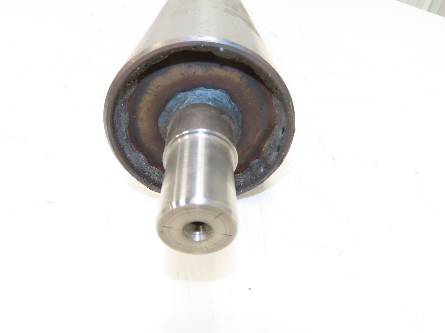 Intelligrated 0353700 Conveyor Crowned Tail Pulley 4" Dia 26"W 1-3/16" Shaft