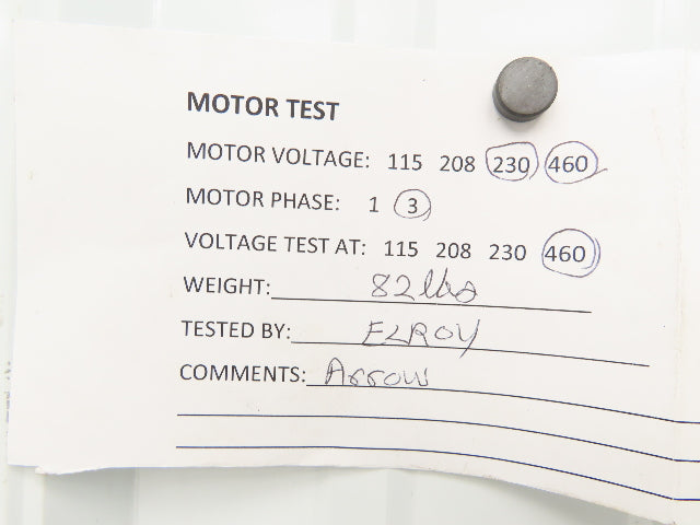 Dayton 2N916M Gearmotor 30:1 Tigear Reducer 58rpm 1/2Hp 230/460V 3PH 56C 56E262B