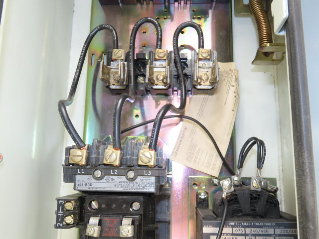 Allen Bradley 512-BJB-6-25 Combination Starter NEMA Size 1 Fusible 10HP 600V 3ph