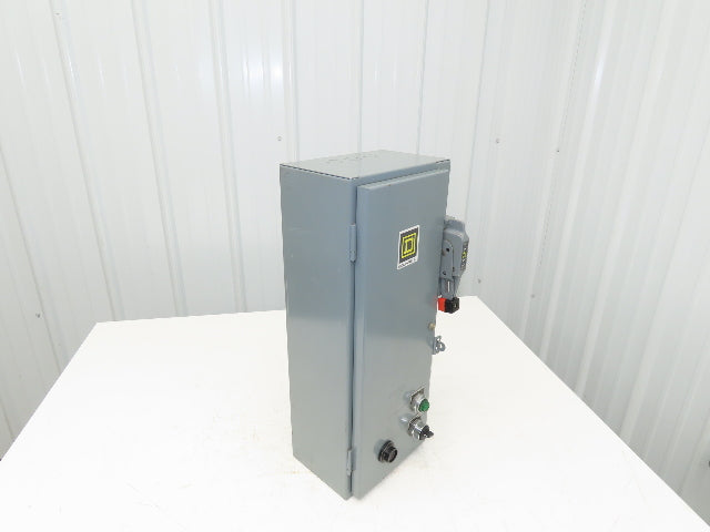 Square D Combination Motor Starter Non Fusible 10HP 600V 3ph 120V Coil