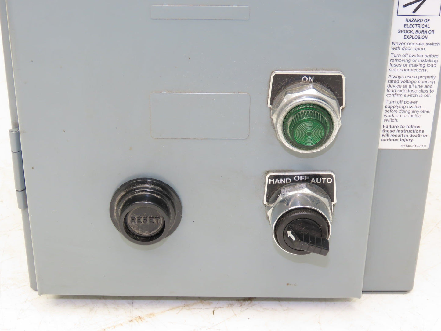Square D Combination Motor Starter Non Fusible 10HP 600V 3ph 120V Coil