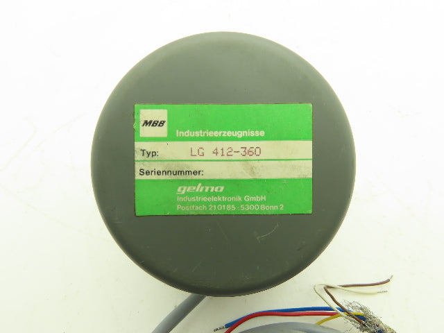 MBB Gelma LG 412-360 Rotary Pulse Encoder 7mm Shaft