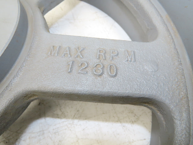 Gates QD5C20.0 5-Groove Pulley Sheave 5C V-Belt QD F Bushed 1230rpm 20.4" OD