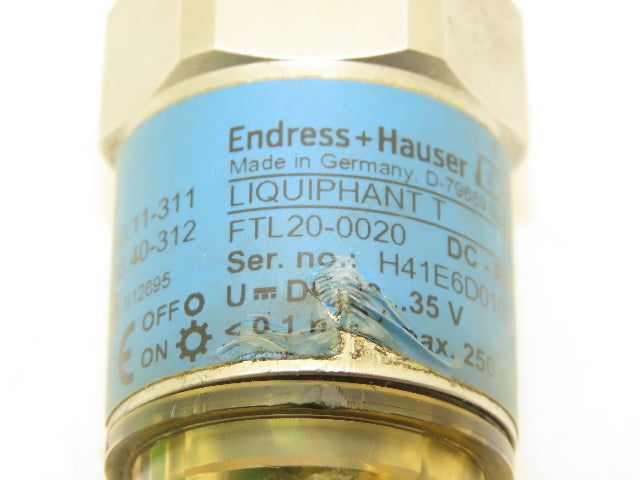 Endress+Hauser FTL20-0020 Liquiphant Level Limit Switch for Liquids