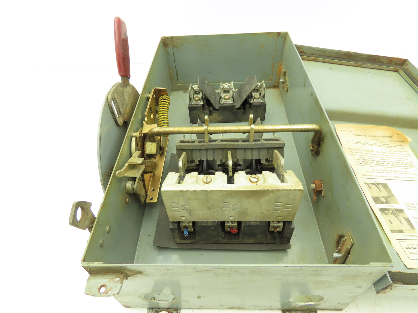 Westinghouse JHF361 Safety Disconnect Switch 30A 600VAC Fused 30HP