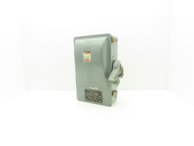 Westinghouse AHF-361 Safety Disconnect Switch 30A 600VAC Fused 20HP