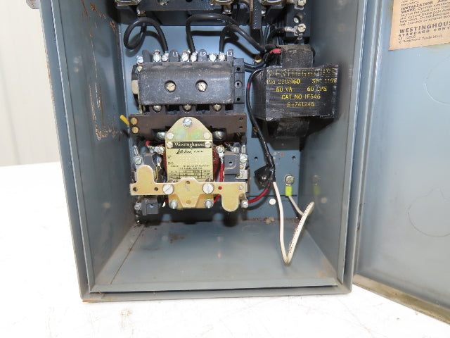 Westinghouse Life-Line Combination Motor Starter Fusible 10HP 600V 3ph 110V Coil
